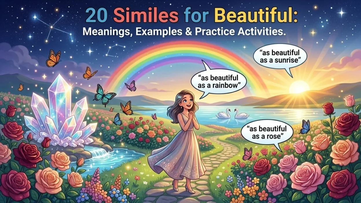 similes for beautiful