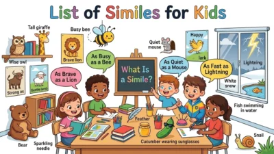 list of similes for kids