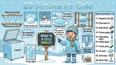 similes for cold