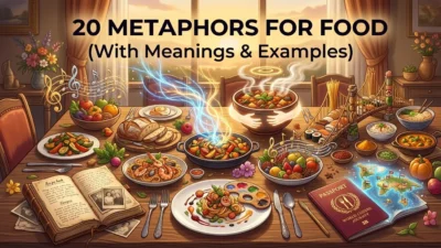 metaphors for food