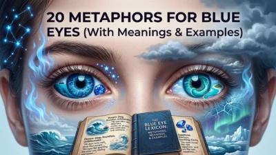 metaphors for blue eyes