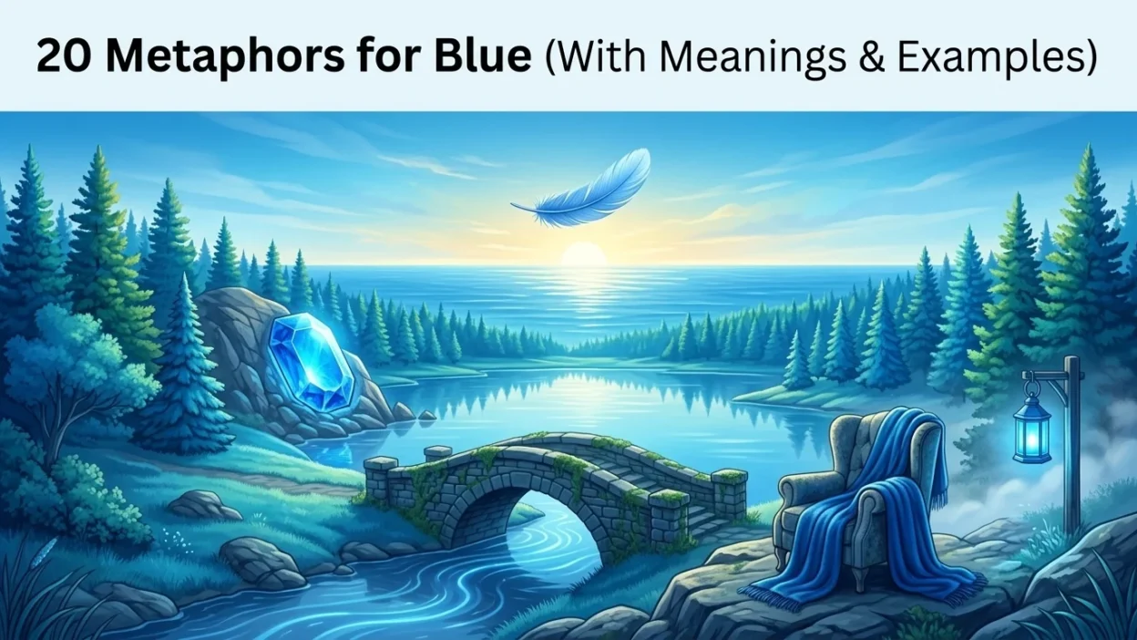 metaphors for blue