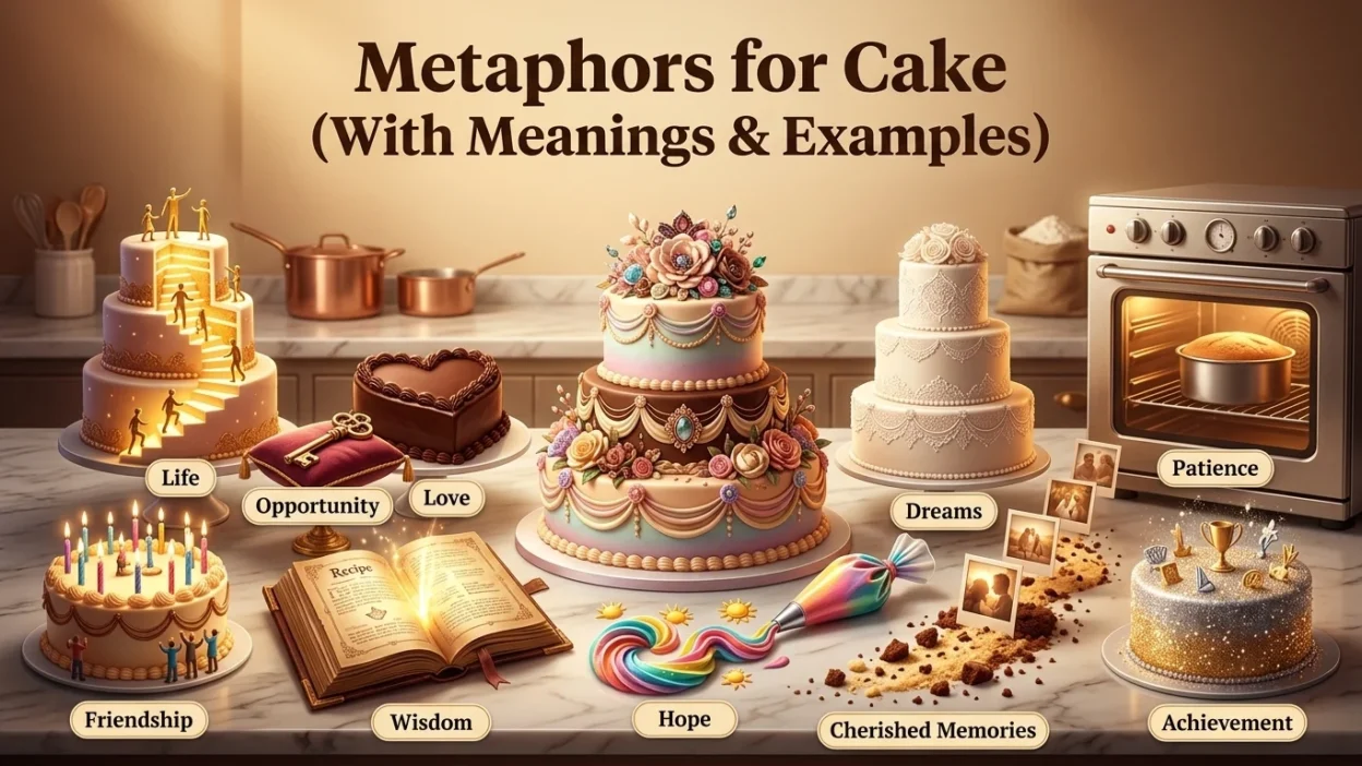 metaphors for cake