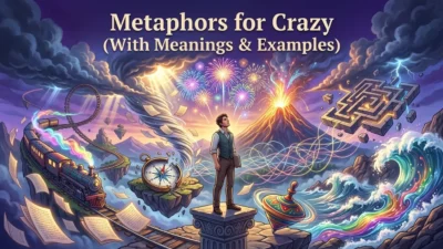 metaphors for crazy