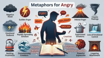 metaphors for angry