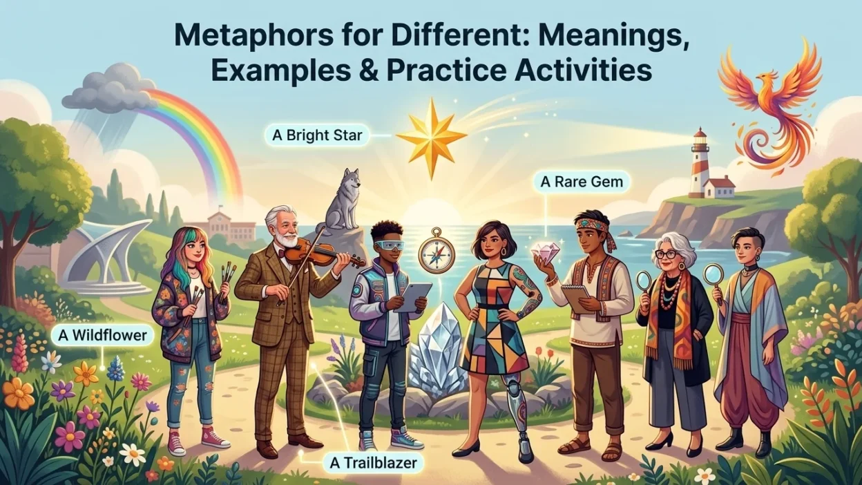 metaphors for different