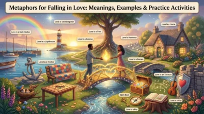 metaphors for falling in love