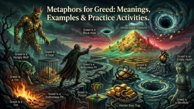 metaphors for greed
