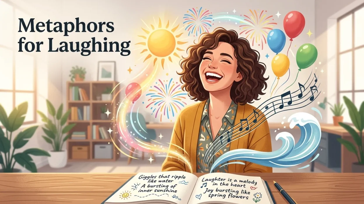 metaphors for laughing